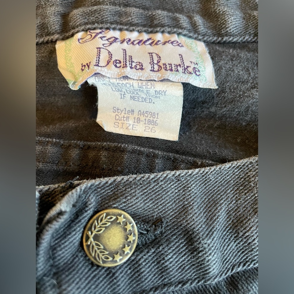Women’s Vintage Black Delta Burke jeans 26